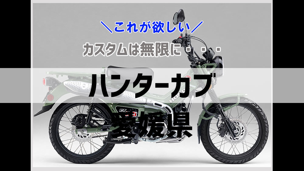 今、欲しいバイクはハンターカブ！